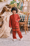 The Courtyard Baju Melayu Cekak Musang - Spice Red