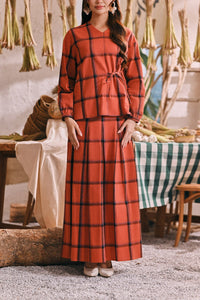 The Courtyard Women A-Line Skirt - Blaze Square