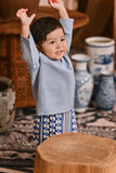The Hariri Babies Kurta - Blue Fog