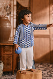 The Hariri Babies Kurta - Blue Borneo