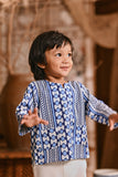 The Hariri Babies Kurta - Blue Borneo