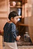 The Hariri Babies Kurta - Teal Borneo