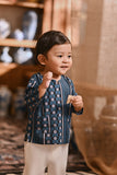 The Hariri Babies Kurta - Teal Borneo