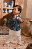 The Hariri Babies Kurta - Teal Borneo