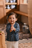 The Hariri Babies Kurta - Teal Borneo