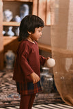 The Hariri Babies Kurta - Royal Burgundy