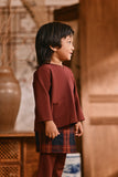 The Hariri Babies Kurta - Royal Burgundy