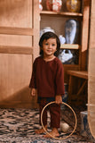 The Hariri Babies Kurta - Royal Burgundy