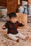 The Hariri Babies Kurta - Garnet Square