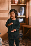 The Hariri Babies Kurta - Emerald Green