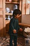 The Hariri Babies Kurta - Emerald Green