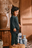 The Hariri Babies Kurta - Emerald Green