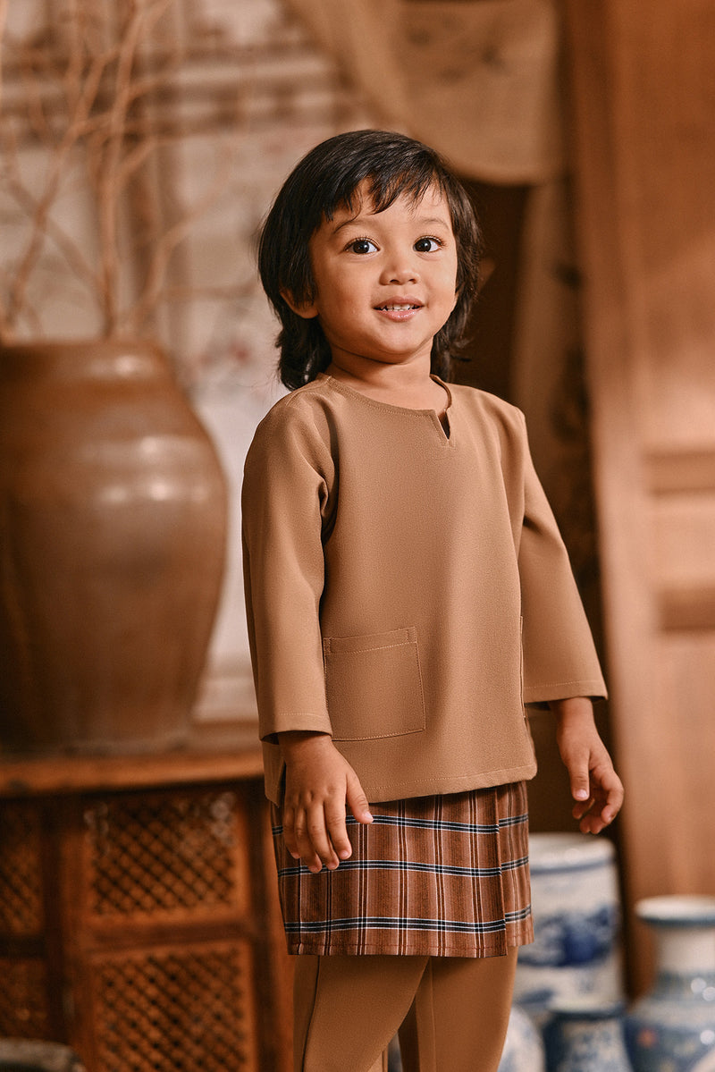 The Hariri Babies Kurta - Latte