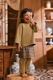 The Hariri Babies Kurta - Butter Olive