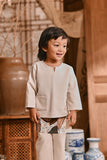 The Hariri Babies Kurta - Fog Cream