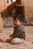 The Hariri Babies Kurta - Sunleaf Grid