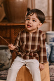 The Hariri Babies Kurta - Cherrywood