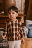 The Hariri Babies Kurta - Cherrywood