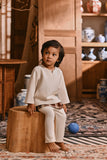 The Hariri Babies Kurta - Whisper Cream