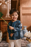 The Hariri Babies Kurta - Teal Oasis
