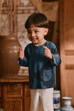 The Hariri Babies Kurta - Teal Oasis
