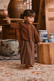 The Hariri Babies Classic Kebaya - Copper Grid Milk Chocolate