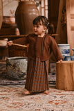 The Hariri Babies Classic Kebaya - Copper Grid Milk Chocolate