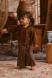 The Hariri Babies Classic Kebaya - Copper Grid Milk Chocolate