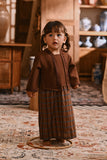 The Hariri Babies Classic Kebaya - Copper Grid Milk Chocolate