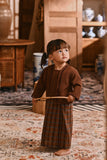 The Hariri Babies Classic Kebaya - Copper Grid Milk Chocolate