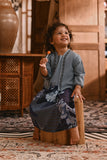 The Hariri Babies Classic Kebaya - Kinabalu Silver Blue