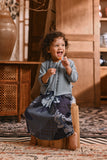 The Hariri Babies Classic Kebaya - Kinabalu Silver Blue