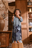 The Hariri Babies Classic Kebaya - Kinabalu Silver Blue