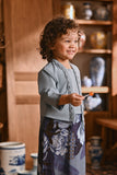 The Hariri Babies Classic Kebaya - Kinabalu Silver Blue