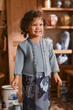 The Hariri Babies Classic Kebaya - Kinabalu Silver Blue