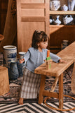 The Hariri Babies Classic Kebaya - Meadowlight Blue Fog