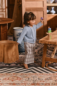 The Hariri Babies Classic Kebaya - Meadowlight Blue Fog
