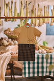 The Courtyard Babies Side Tie Kurung - Champagne Yellow