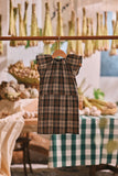 The Courtyard Babies Kurung - Sand Plaid