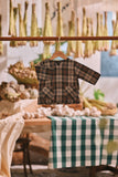 The Courtyard Babies Kurta - Sand Plaid