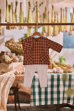 The Courtyard Babies Kurta - Russet Check