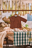 The Courtyard Babies Kurta - Russet Check