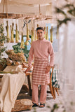 The Courtyard Men Baju Melayu Cekak Musang - Dusty Pink