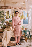 The Courtyard Men Baju Melayu Cekak Musang - Dusty Pink