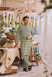 The Courtyard Men Baju Melayu Cekak Musang - Pistachio