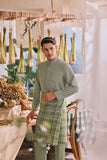 The Courtyard Men Baju Melayu Cekak Musang - Pistachio
