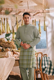 The Courtyard Men Baju Melayu Cekak Musang - Pistachio