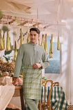 The Courtyard Men Baju Melayu Cekak Musang - Pistachio