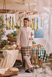 The Courtyard Men Baju Melayu Cekak Musang - Nude