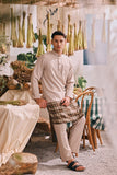The Courtyard Men Baju Melayu Cekak Musang - Nude